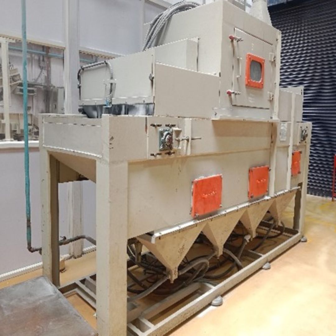 Continuous Glass Bead Machine.